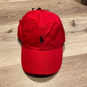 Classic Polo Ralph Lauren Cap Red